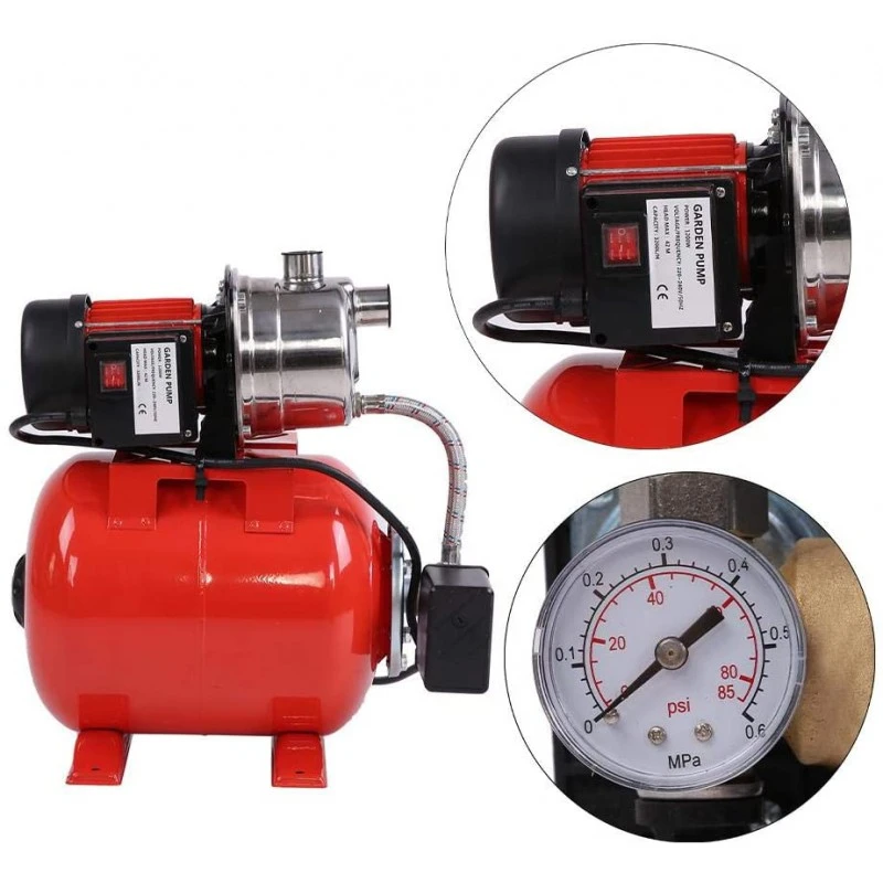 JMC Hydrofoorpomp/ Waterpomp 1200w