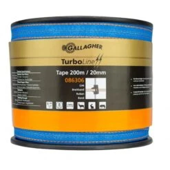 Turboline Lint 20mm Blauw 200M