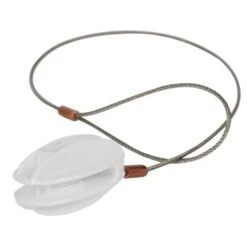 Gallagher Hoekisolator VERSTERKT Wit MET RVS KABEL (5)