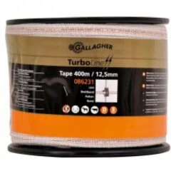 Gallagher Turboline Lint 12,5mm Wit 400m