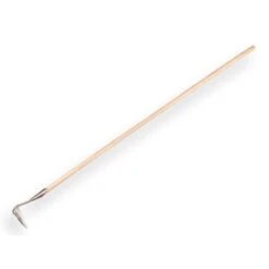 Roestvrijstalen Bietenhak 18 Cm, Met Steel 170 X 3,0 Cm, Excentrische Punt